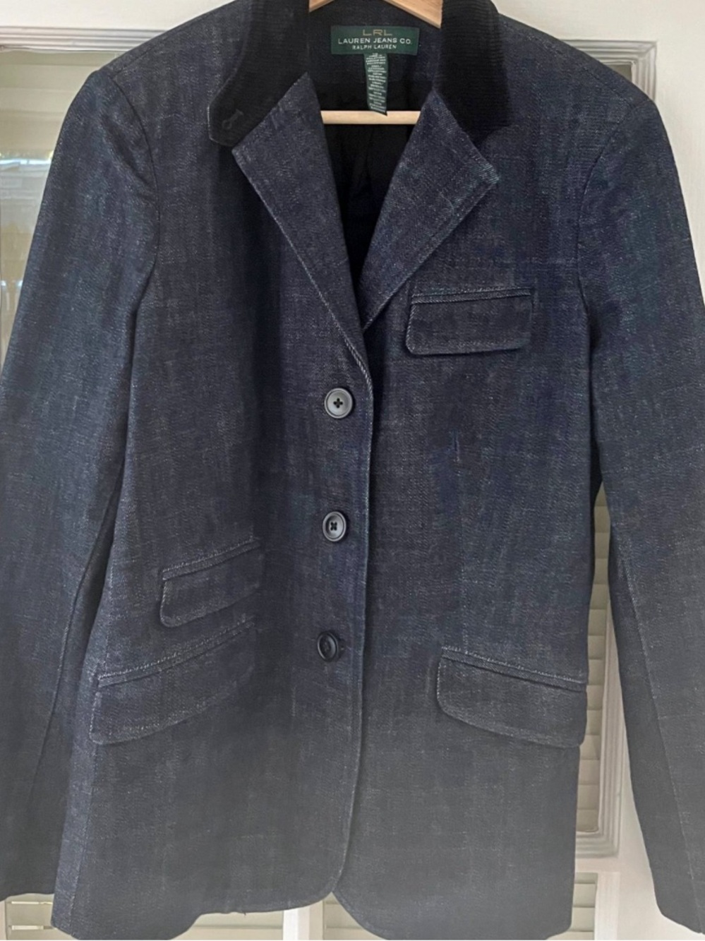 Vintage Ralph Lauren Denim Blazer • 10